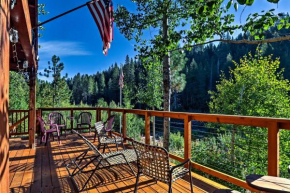 Rustic Riverfront Truckee Cabin with Deck and View! Truckee